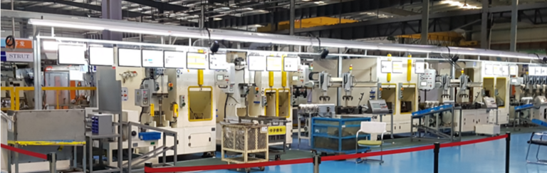 자동차 쇼바 용접 라인