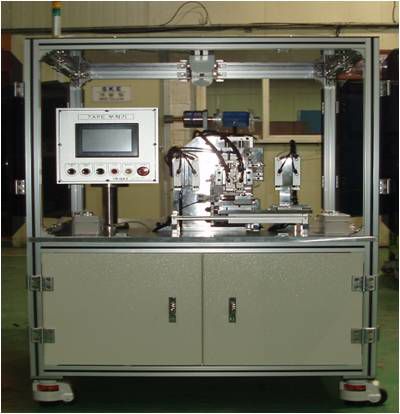 Slide Type Tape Sticking M/C